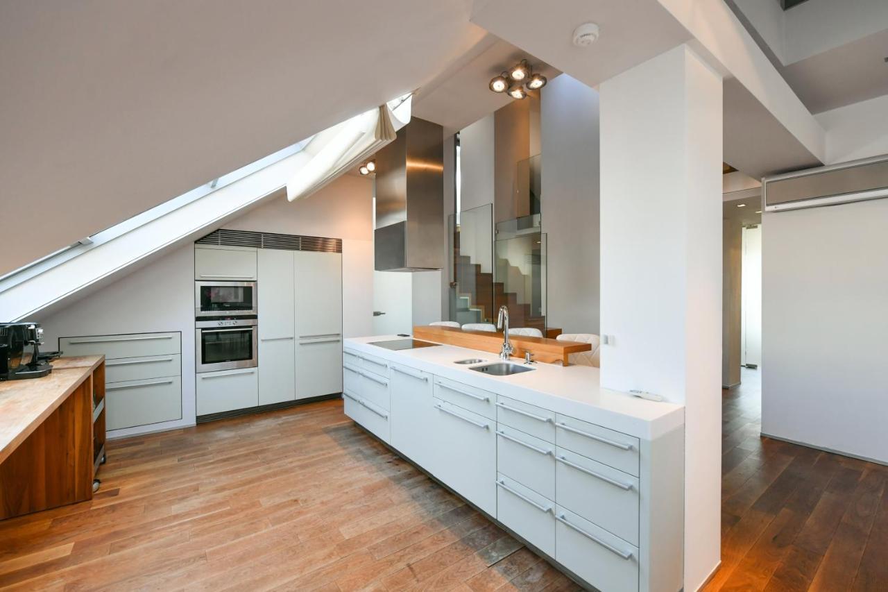 Luxury Central Penthouse With Sauna, Terrace, 250M2, 5Bdrm, 3Bthrm Прага Экстерьер фото